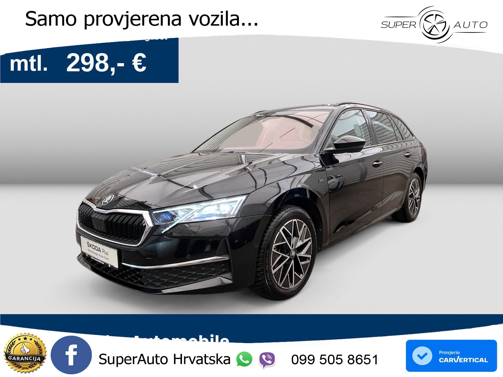 Škoda Octavia Combi 2.0 TDI (150 KS) DSG LED+GR SJED+ACC