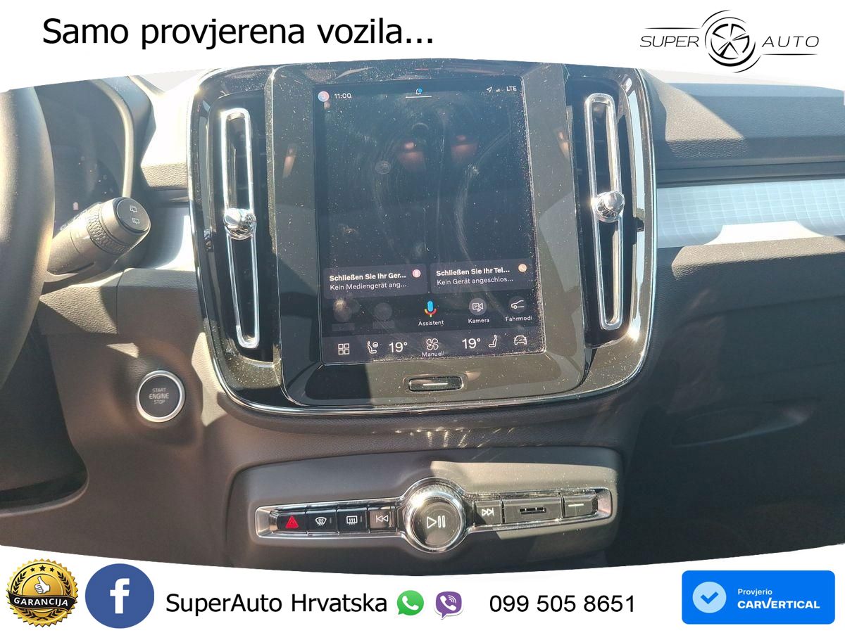 Volvo XC40 2.0 B3 163 KS Automatic ACC+GR SJED+360+PANO