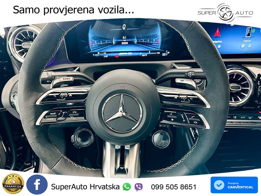 Mercedes-Benz AMG A 45 S 4MATIC+ AMG SPEEDSHIFT DCT 8G ACC+HEAD+GR SJED+360+PANO