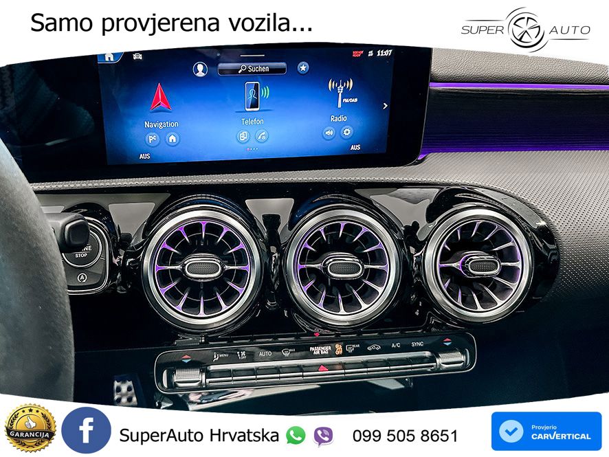 Mercedes-Benz AMG A 45 S 4MATIC+ AMG SPEEDSHIFT DCT 8G ACC+HEAD+GR SJED+360+PANO
