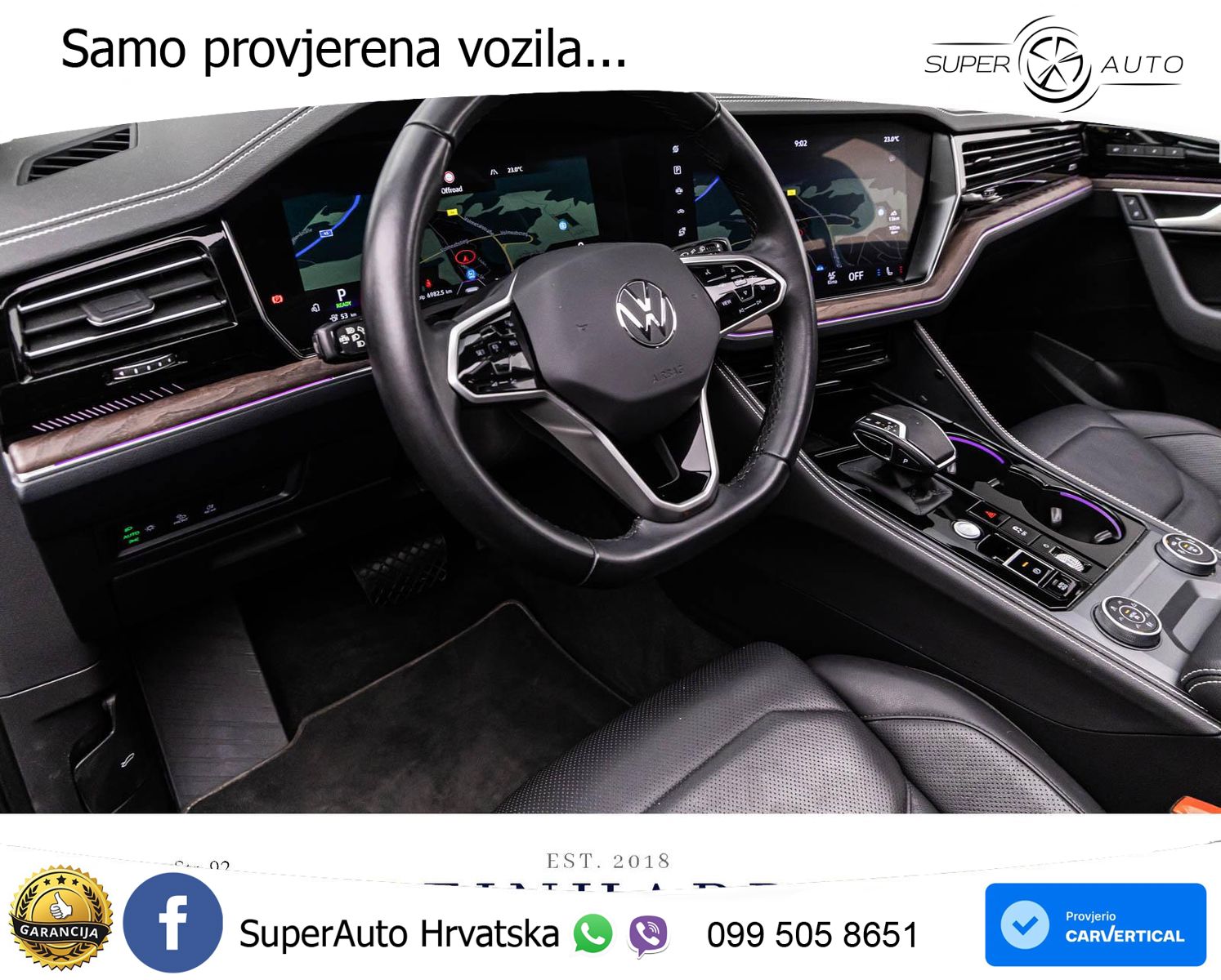 Volkswagen Touareg 3.0 V6 TFSI (381 KS) 4MOTION Tiptronic LED+GR SJED+ACC
