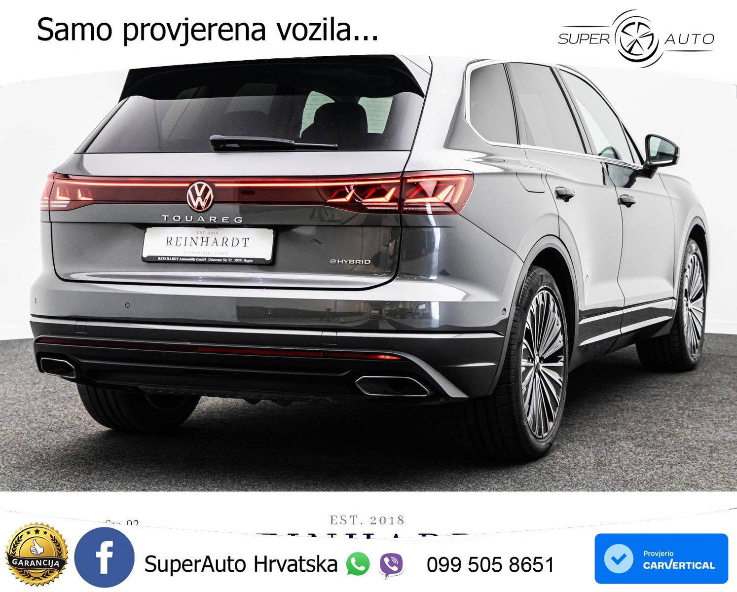 Volkswagen Touareg 3.0 V6 TFSI (381 KS) 4MOTION Tiptronic LED+GR SJED+ACC
