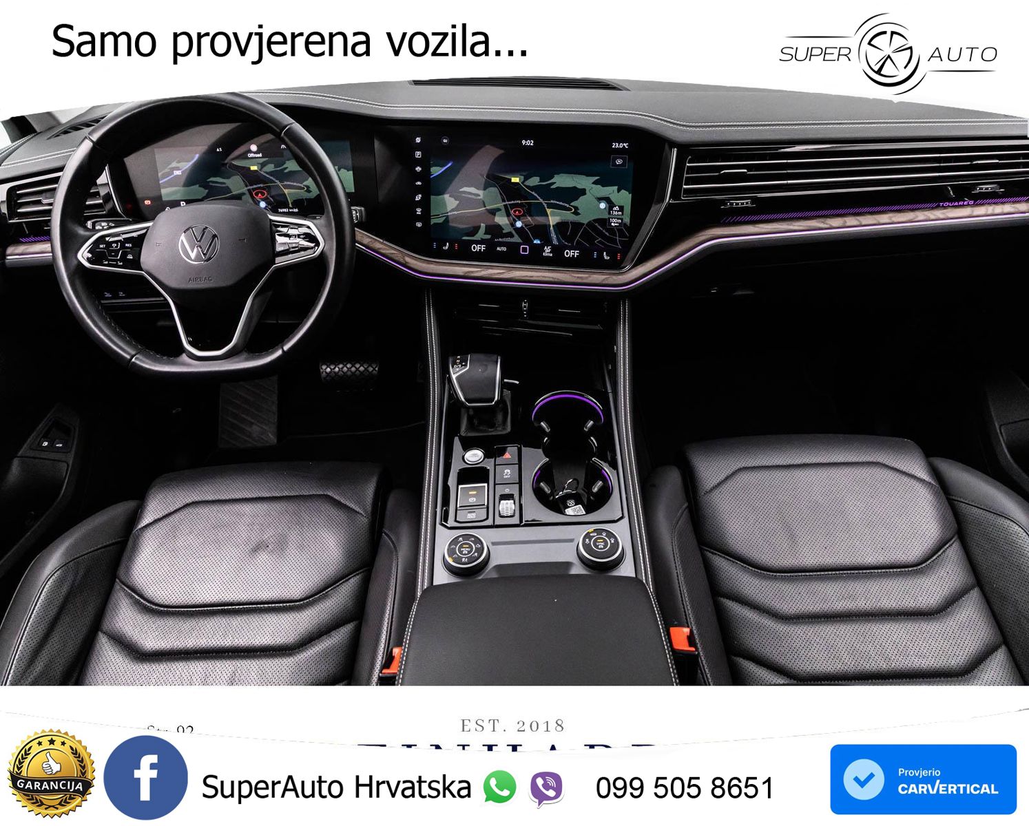 Volkswagen Touareg 3.0 V6 TFSI (381 KS) 4MOTION Tiptronic LED+GR SJED+ACC