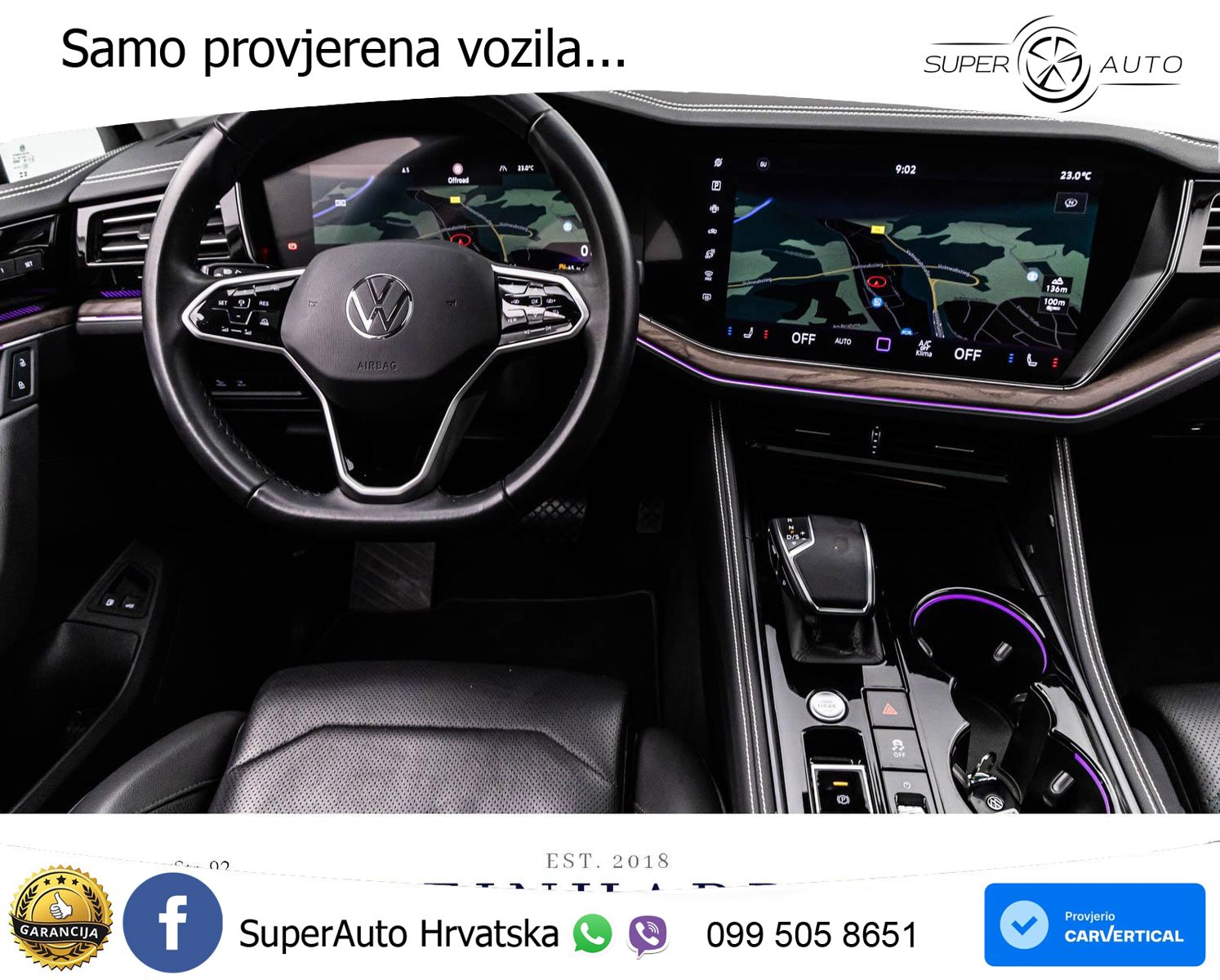 Volkswagen Touareg 3.0 V6 TFSI (381 KS) 4MOTION Tiptronic LED+GR SJED+ACC