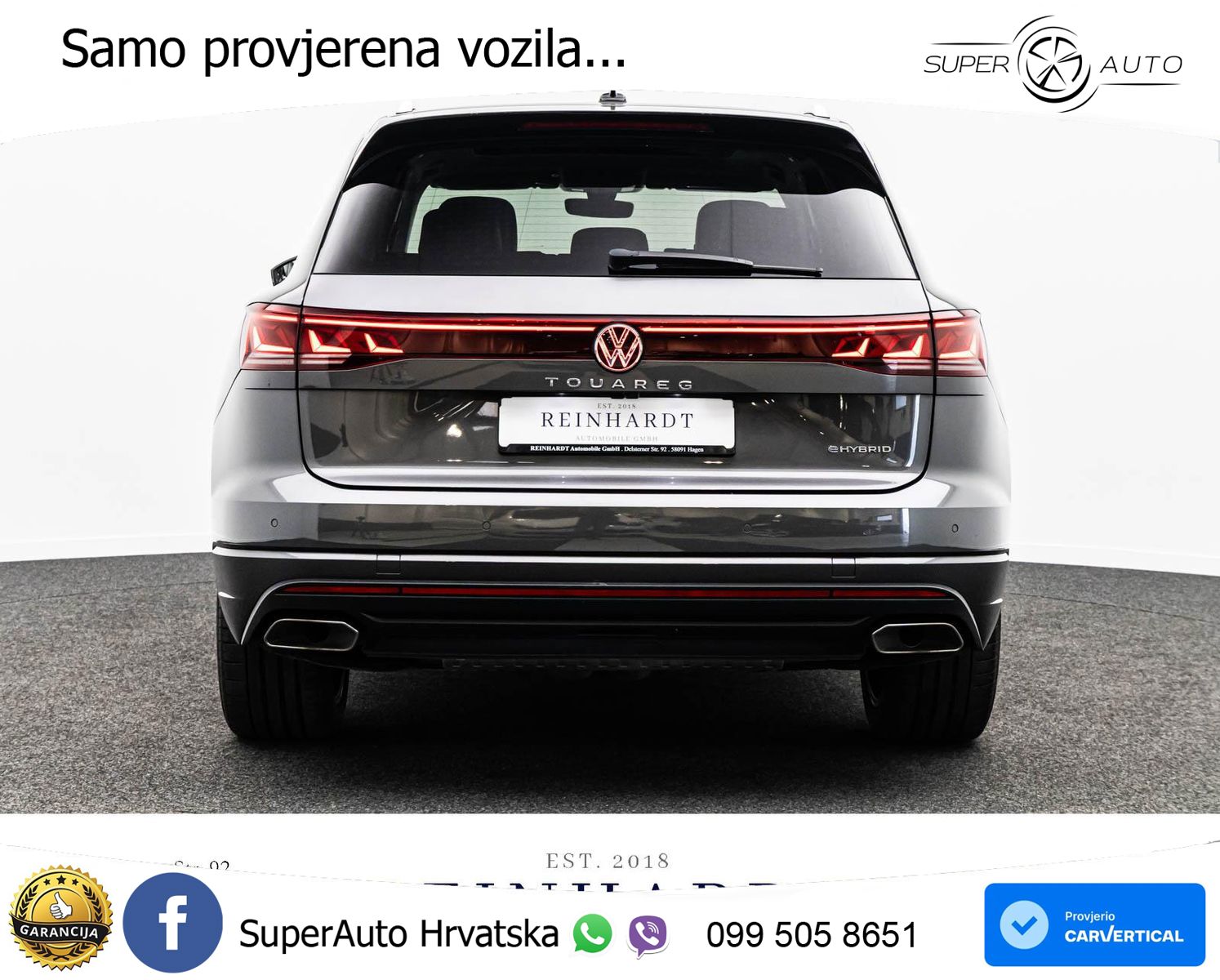 Volkswagen Touareg 3.0 V6 TFSI (381 KS) 4MOTION Tiptronic LED+GR SJED+ACC