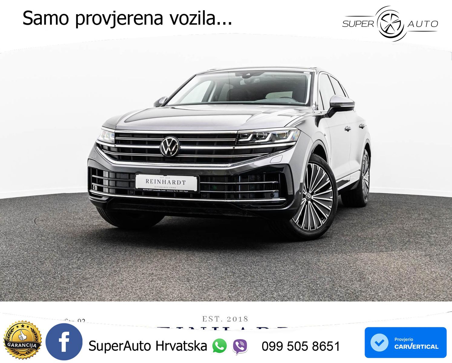 Volkswagen Touareg 3.0 V6 TFSI (381 KS) 4MOTION Tiptronic LED+GR SJED+ACC