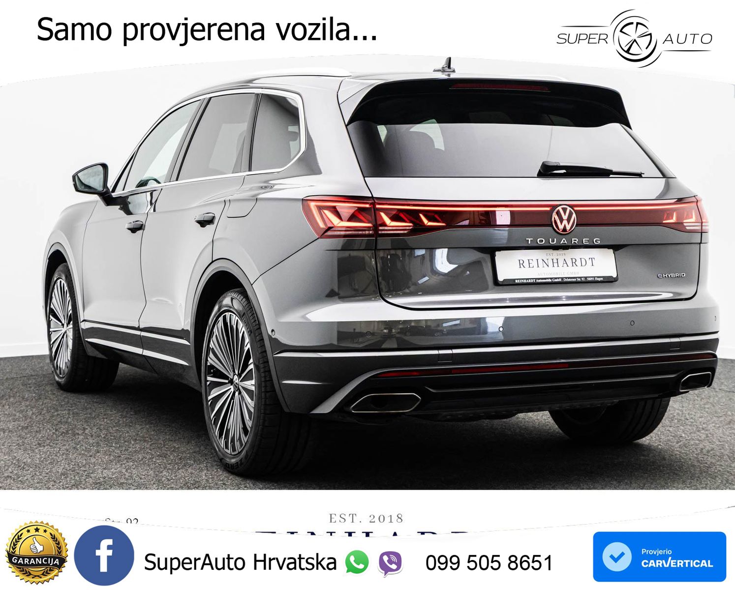 Volkswagen Touareg 3.0 V6 TFSI (381 KS) 4MOTION Tiptronic LED+GR SJED+ACC