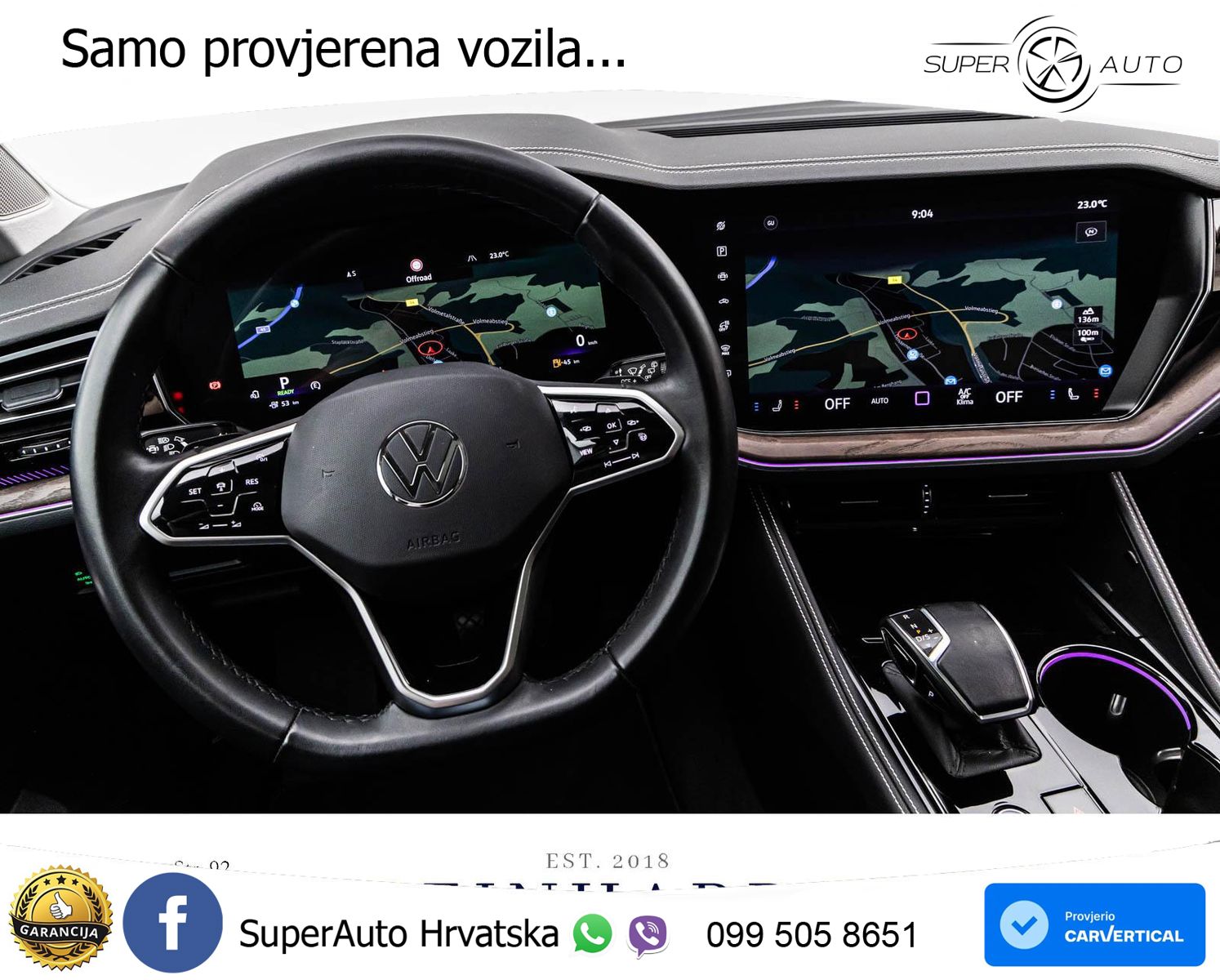 Volkswagen Touareg 3.0 V6 TFSI (381 KS) 4MOTION Tiptronic LED+GR SJED+ACC