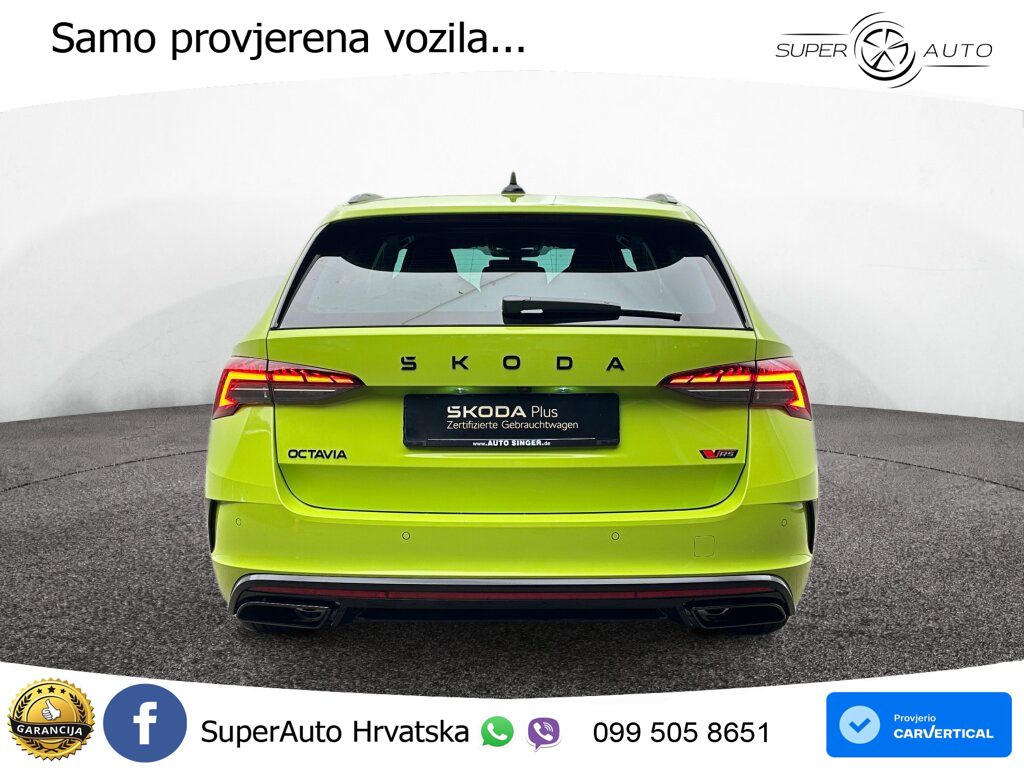 Škoda Octavia Combi RS 2.0 TSI (265 KS) DSG LED+GR SJED+ACC