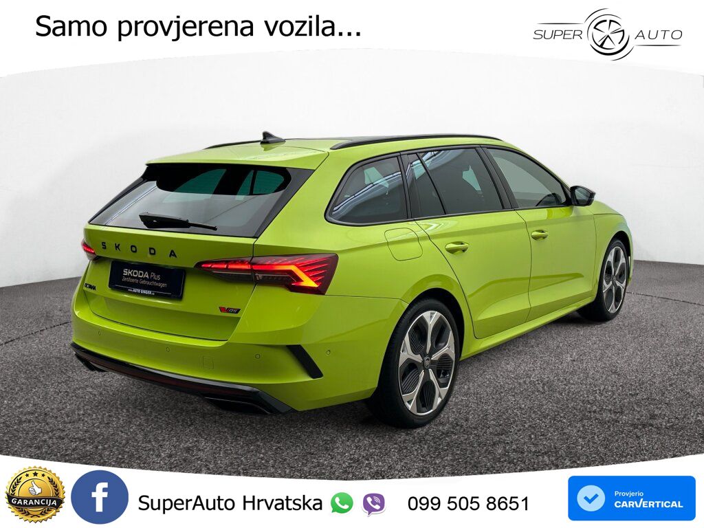Škoda Octavia Combi RS 2.0 TSI (265 KS) DSG LED+GR SJED+ACC