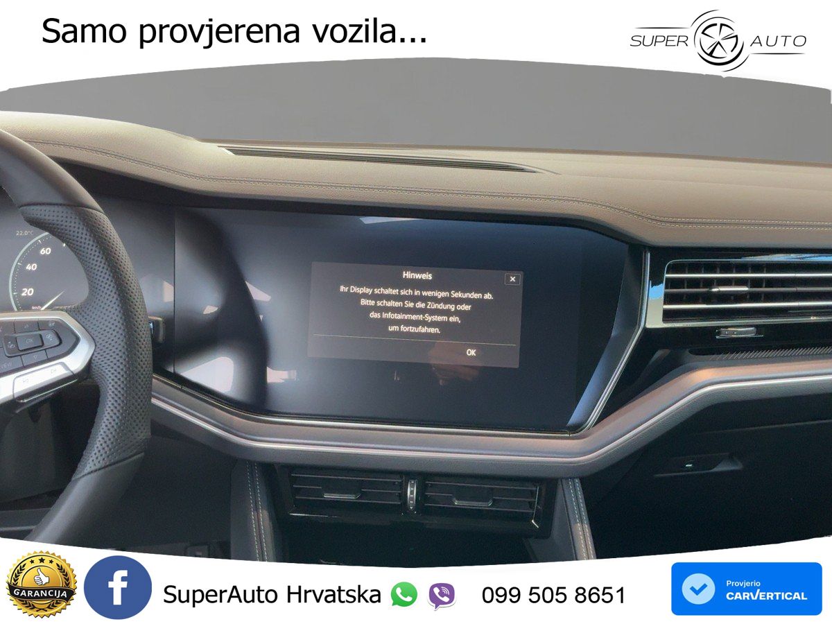 Volkswagen Touareg 3.0 V6 TDI (286 KS) 4MOTION Tiptronic ZRAČNI+ACC+GR SJED+KAM+PANO