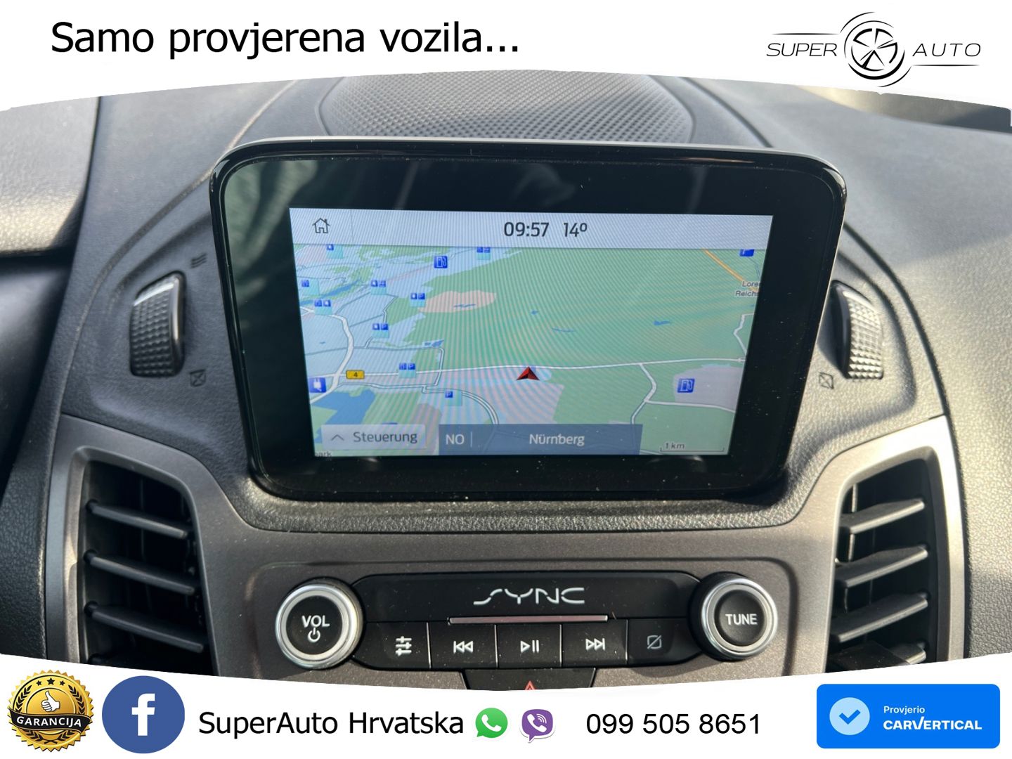 Ford Transit Connect Kasten lang Trend Navi DAB Kamer 120 KS