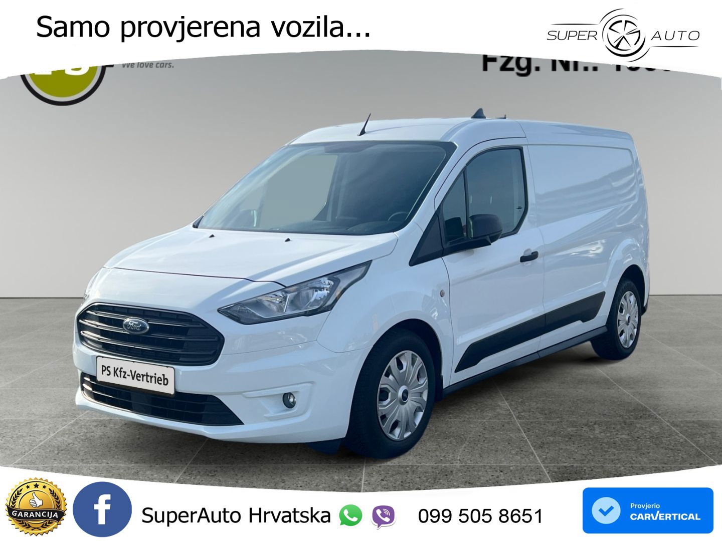 Ford Transit Connect Kasten lang Trend Navi DAB Kamer 120 KS