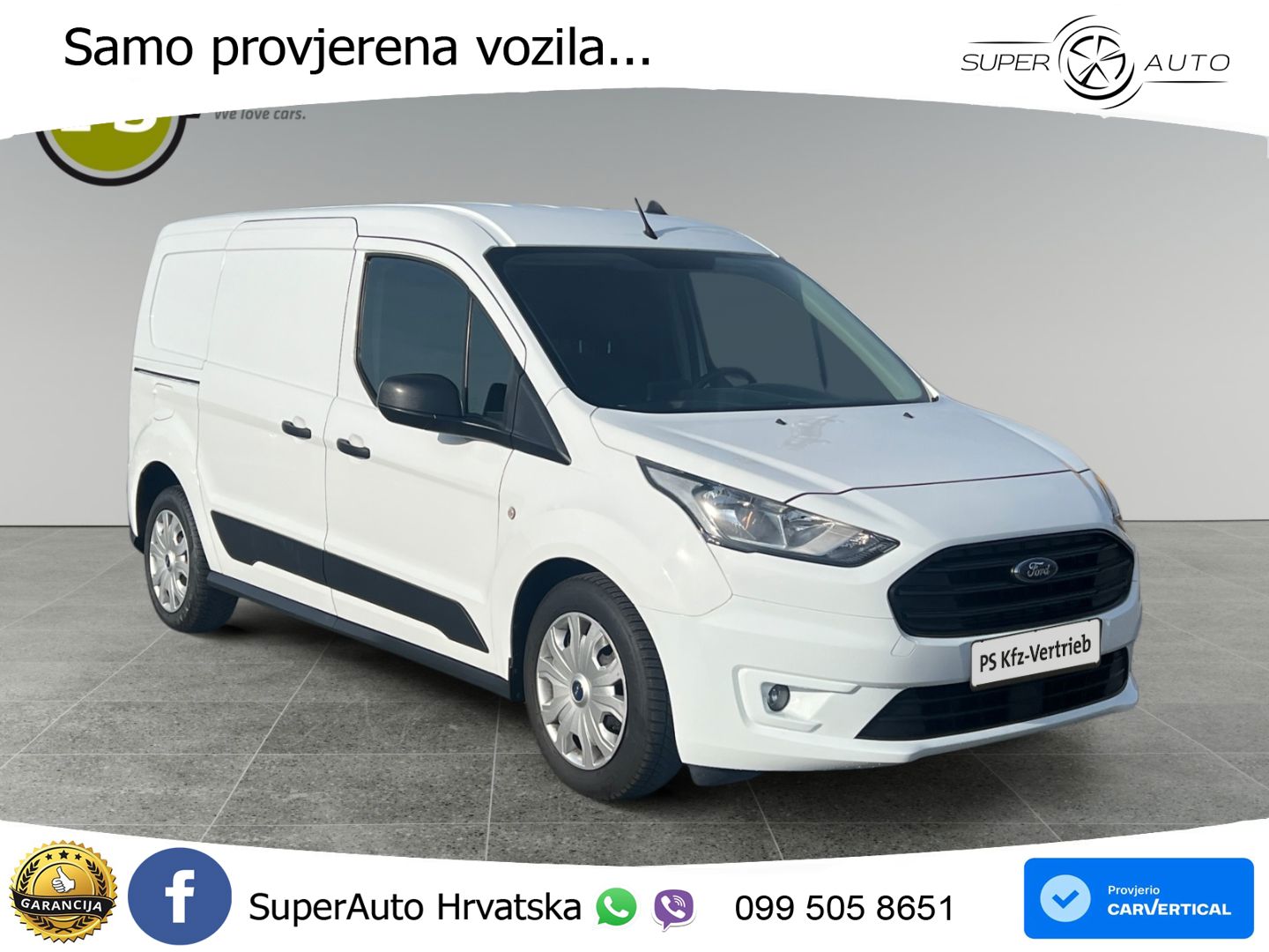 Ford Transit Connect Kasten lang Trend Navi DAB Kamer 120 KS