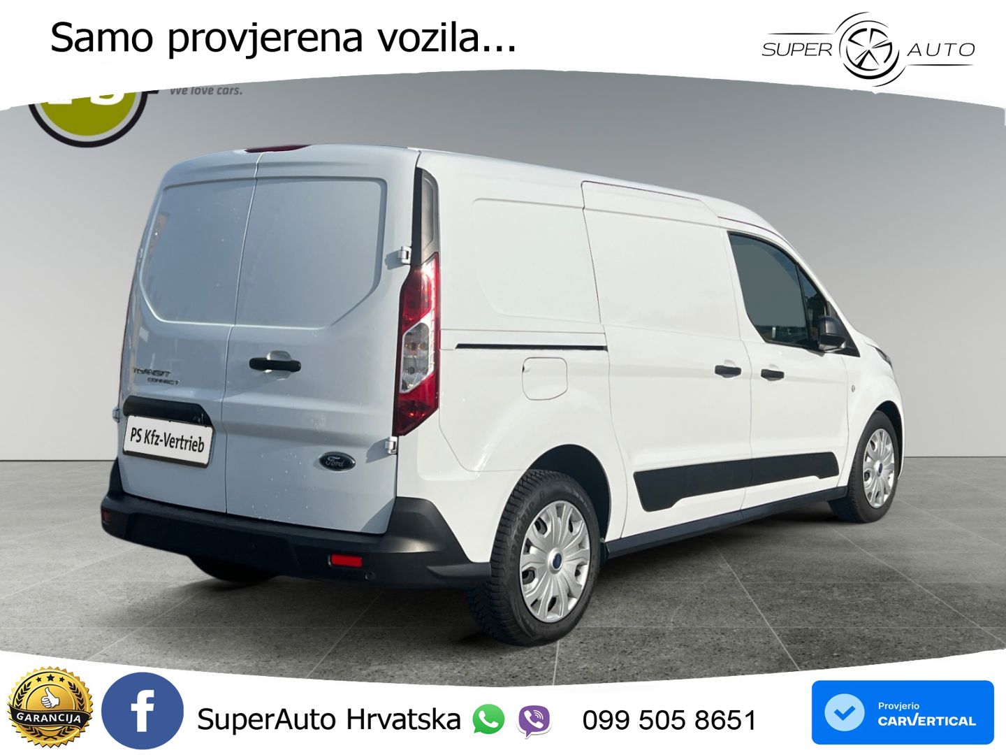 Ford Transit Connect Kasten lang Trend Navi DAB Kamer 120 KS