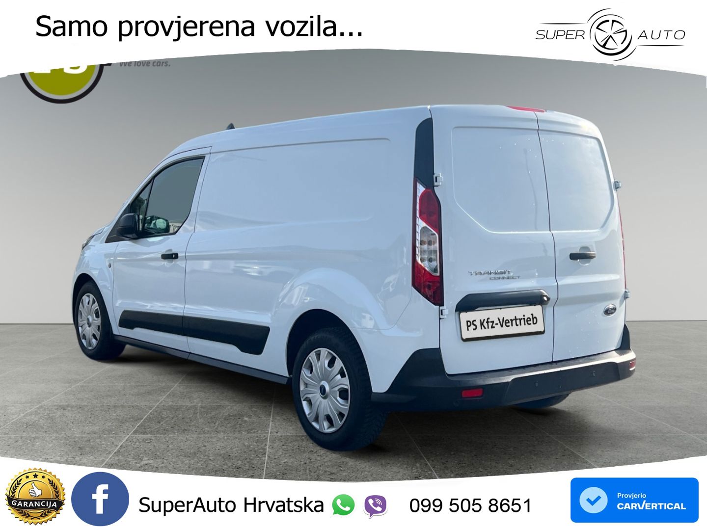 Ford Transit Connect Kasten lang Trend Navi DAB Kamer 120 KS