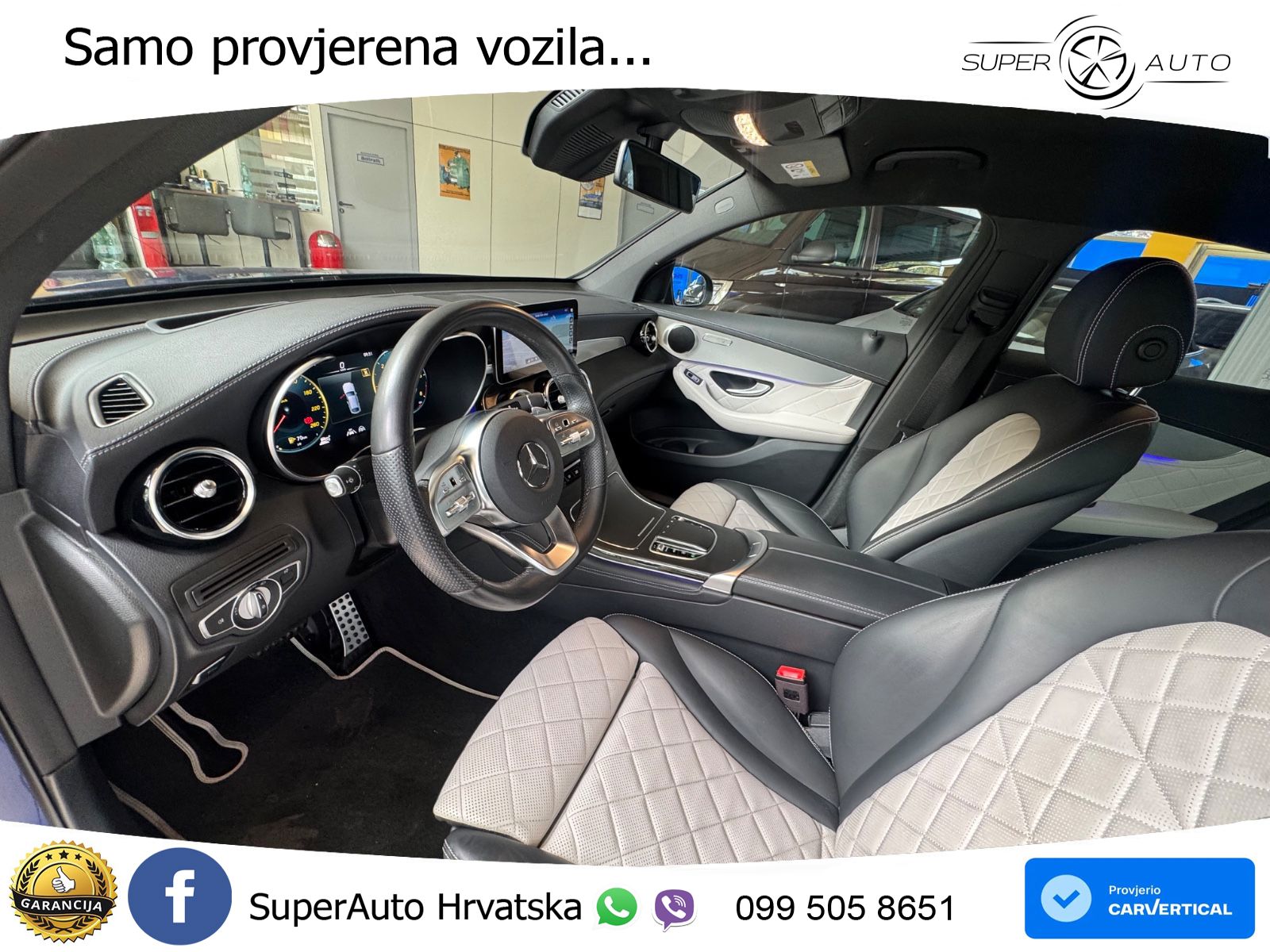 Mercedes GLC 300d (245 KS) 4MATIC G-TRONIC AMG ZRAČNI+ACC+GR SJED+KAM