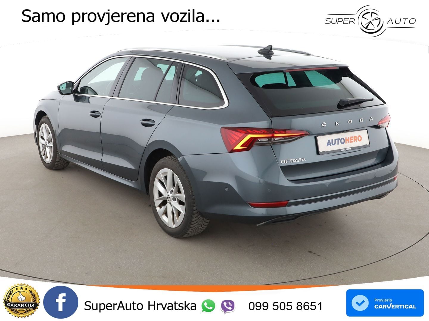 Škoda Octavia Combi 2.0 TDI (150 KS) DSG LED+GR SJED+ACC