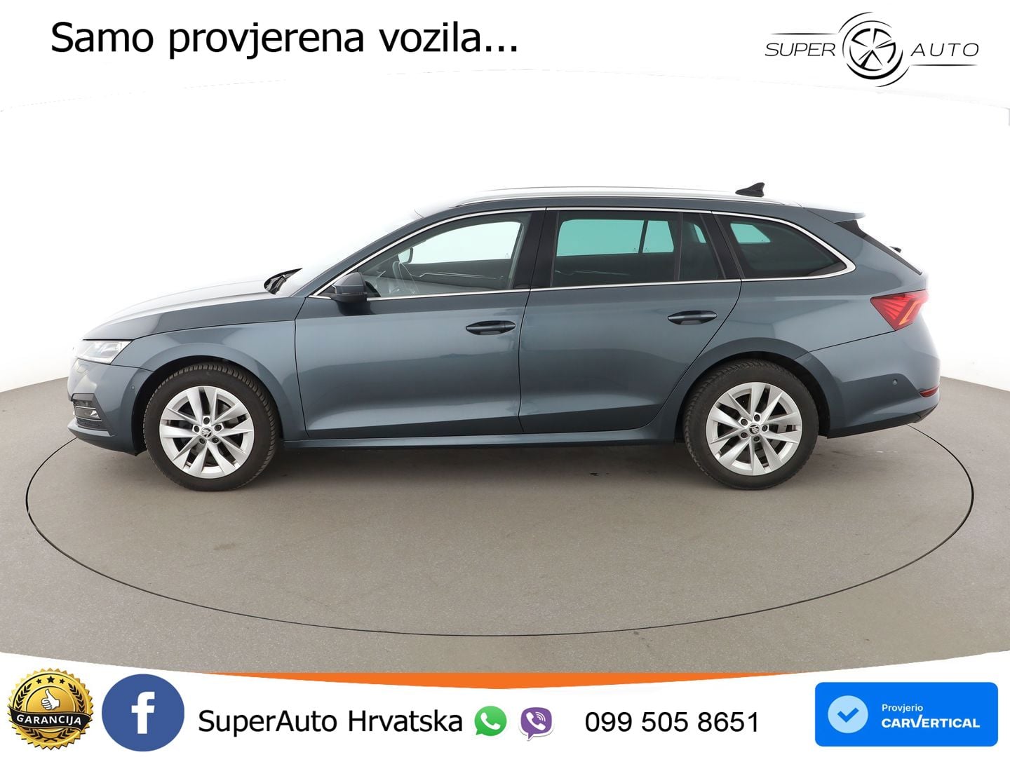 Škoda Octavia Combi 2.0 TDI (150 KS) DSG LED+GR SJED+ACC