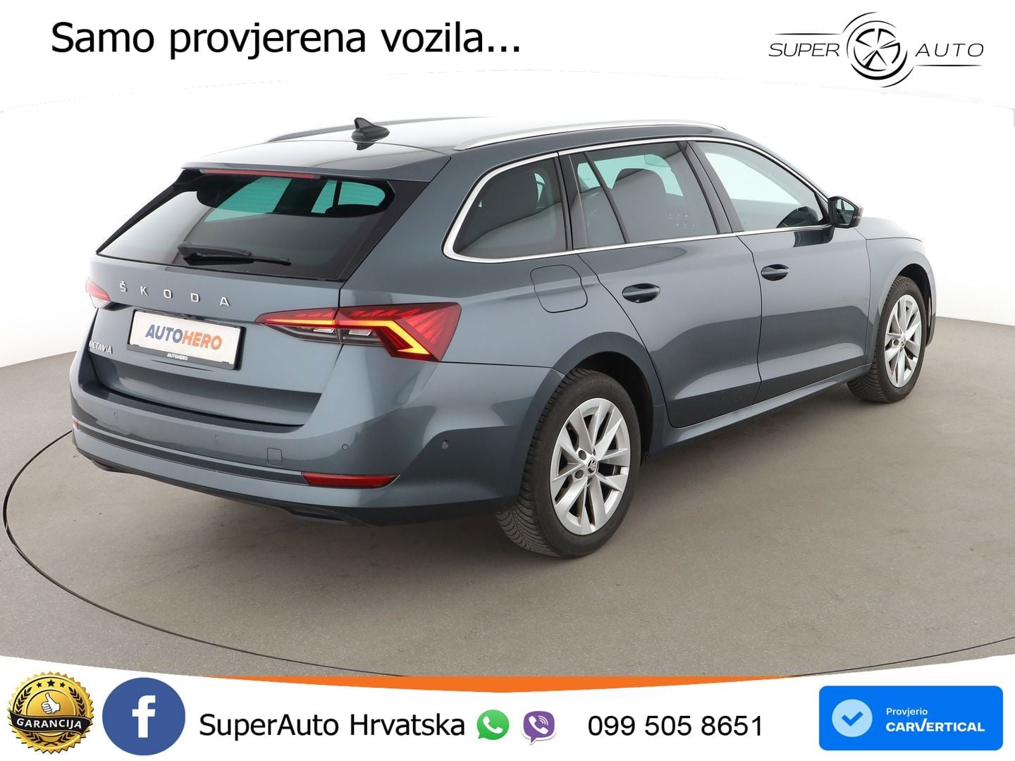 Škoda Octavia Combi 2.0 TDI (150 KS) DSG LED+GR SJED+ACC