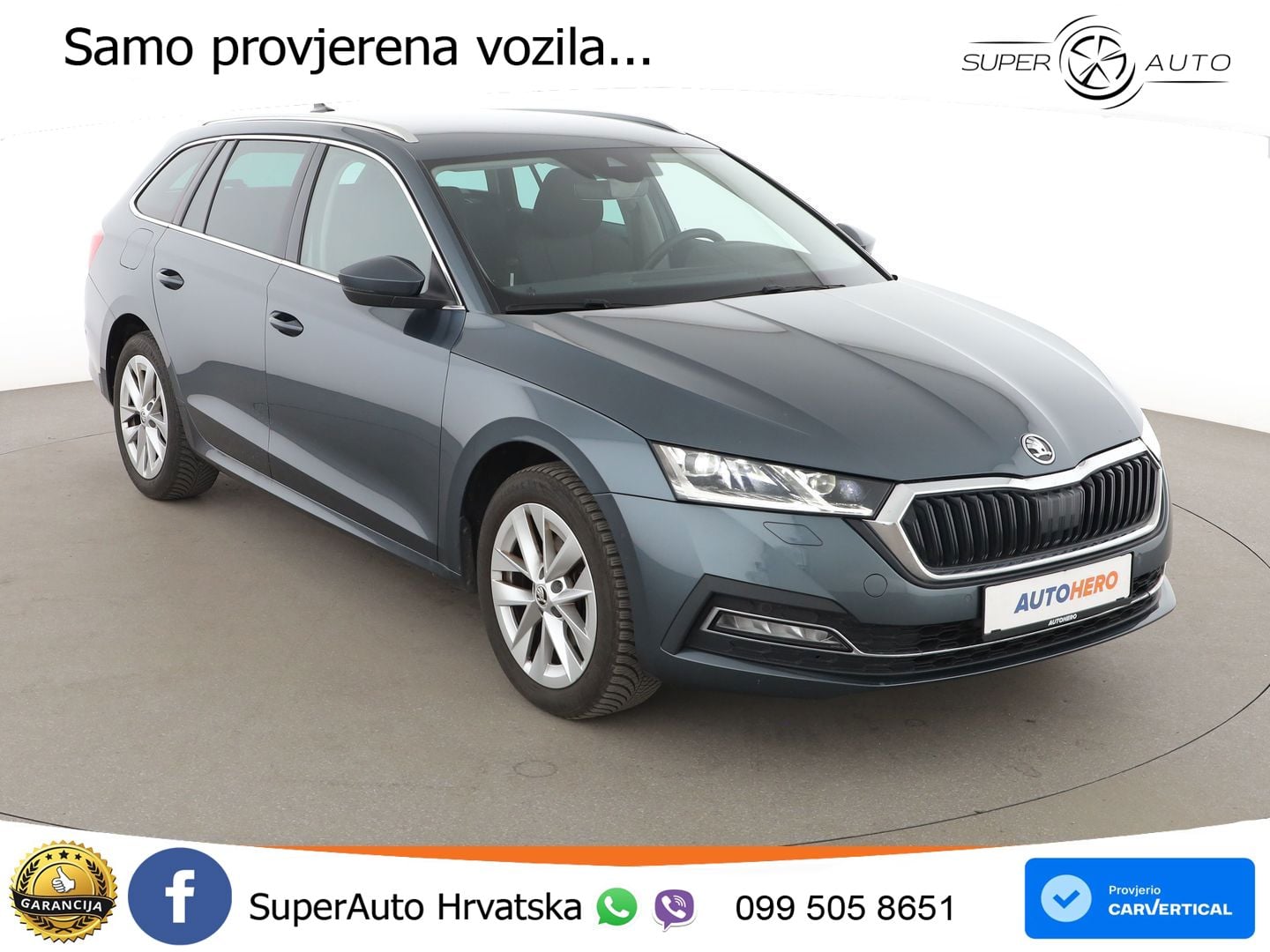 Škoda Octavia Combi 2.0 TDI (150 KS) DSG LED+GR SJED+ACC