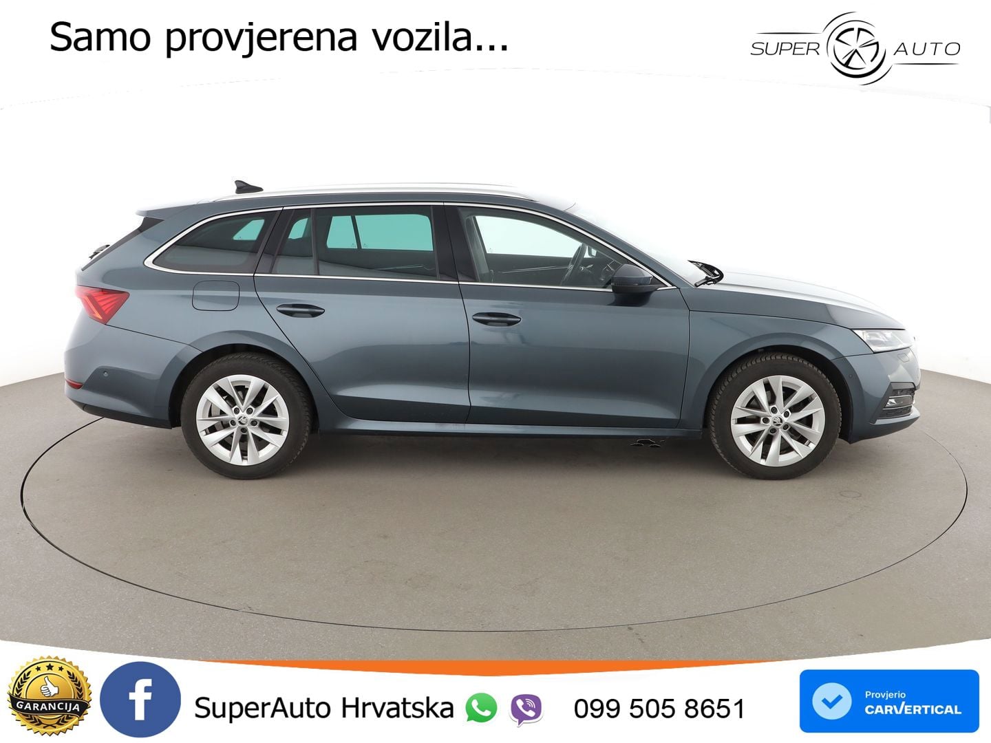 Škoda Octavia Combi 2.0 TDI (150 KS) DSG LED+GR SJED+ACC