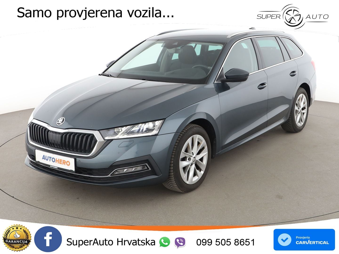 Škoda Octavia Combi 2.0 TDI (150 KS) DSG LED+GR SJED+ACC