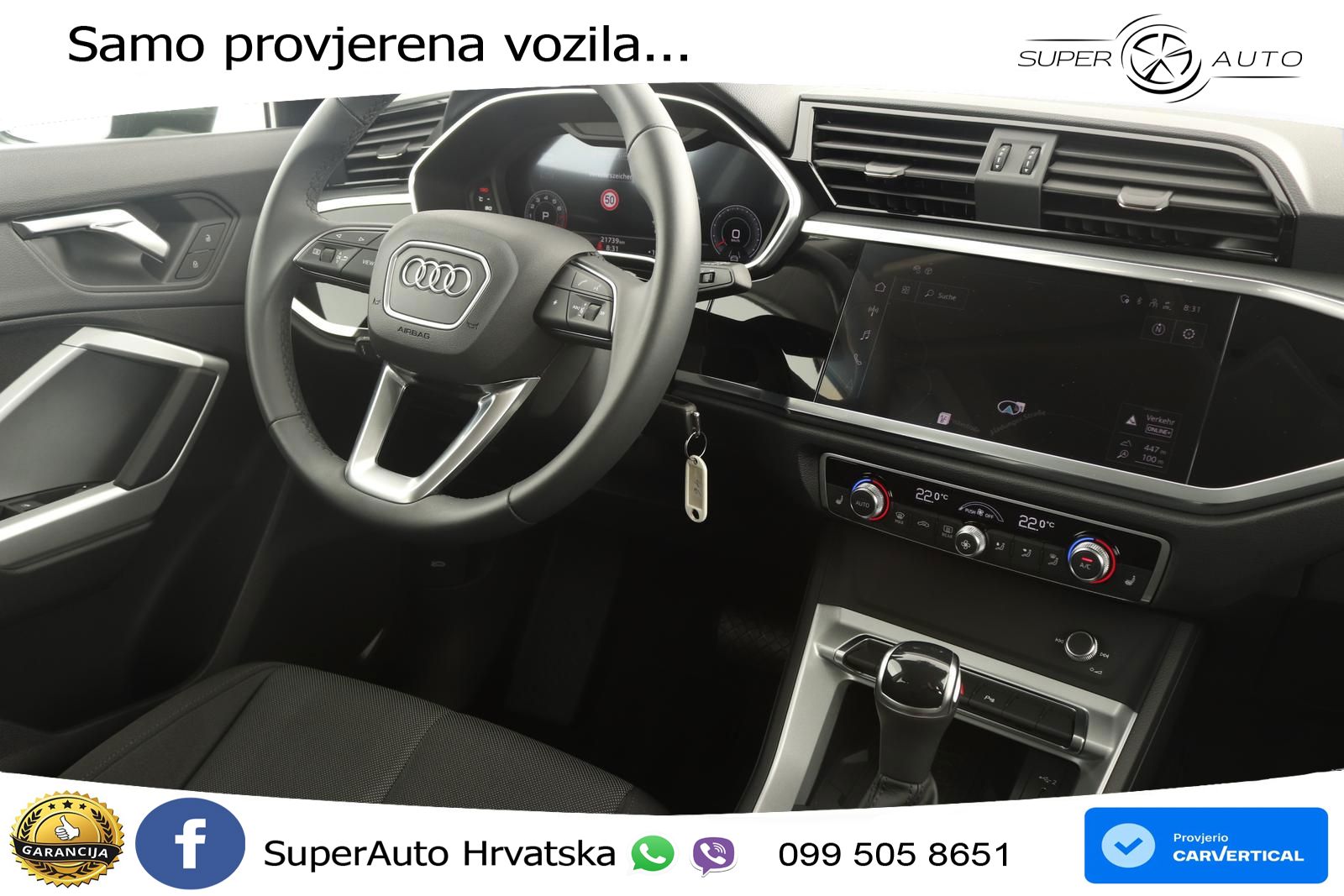 Audi Q3 35 TFSI (150 KS) S tronic advanced LED+GR SJED+ACC