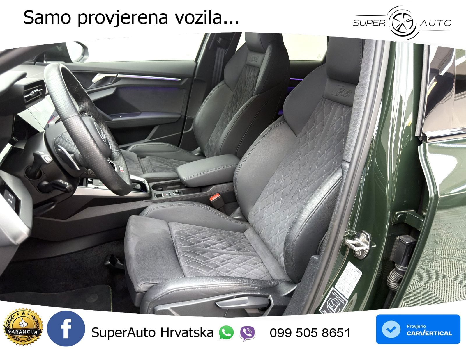Audi RS3 Sedan 2.5 TFSI (400 KS) quattro S tronic LED+GR SJED+ACC