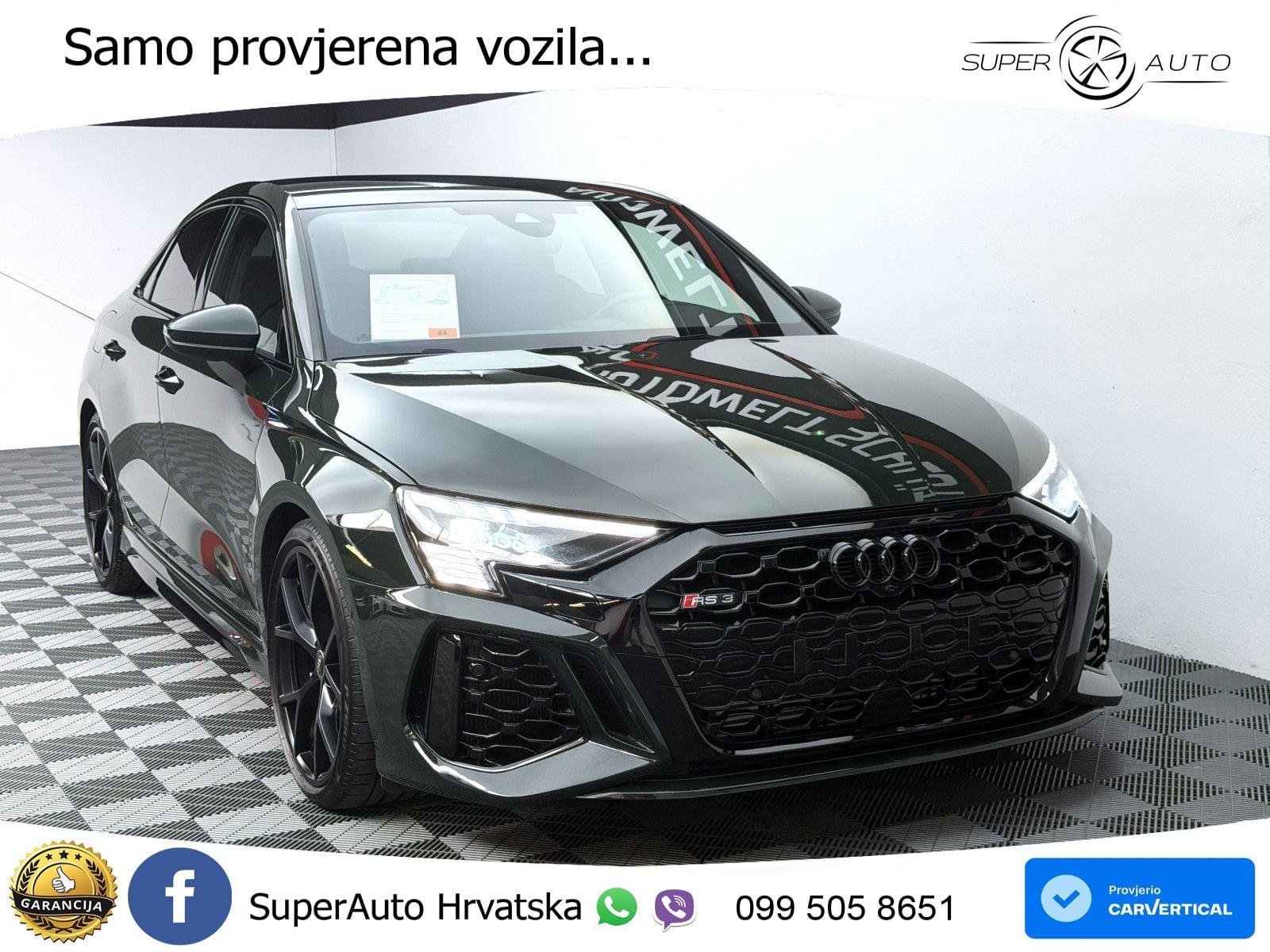 Audi RS3 Sedan 2.5 TFSI (400 KS) quattro S tronic LED+GR SJED+ACC