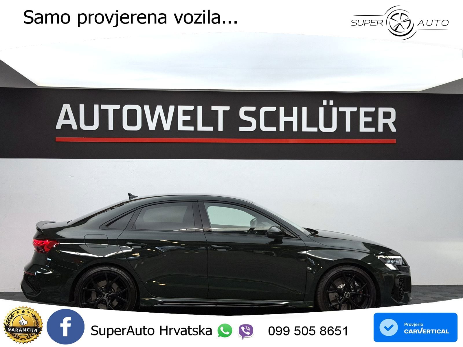 Audi RS3 Sedan 2.5 TFSI (400 KS) quattro S tronic LED+GR SJED+ACC