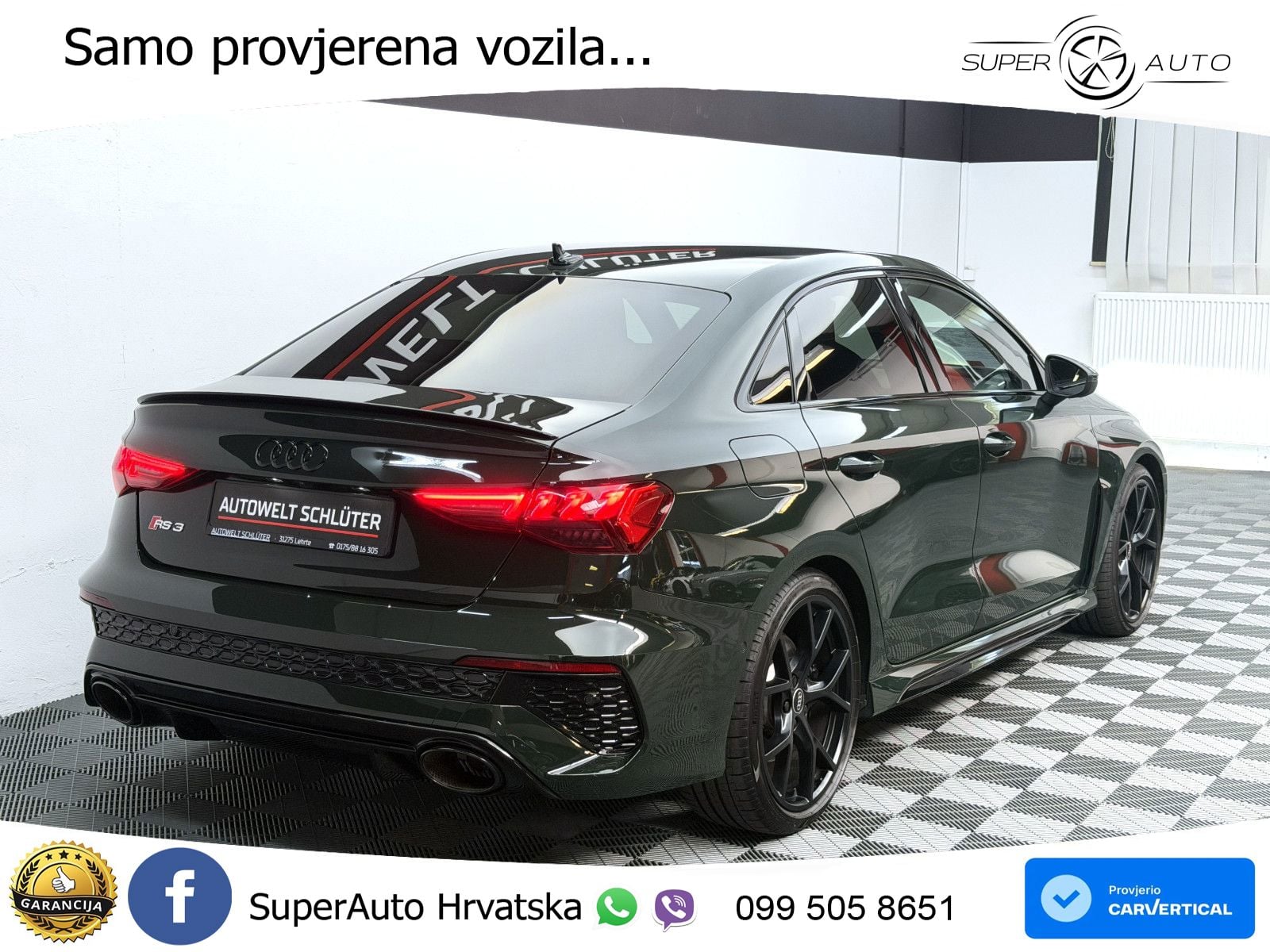 Audi RS3 Sedan 2.5 TFSI (400 KS) quattro S tronic LED+GR SJED+ACC