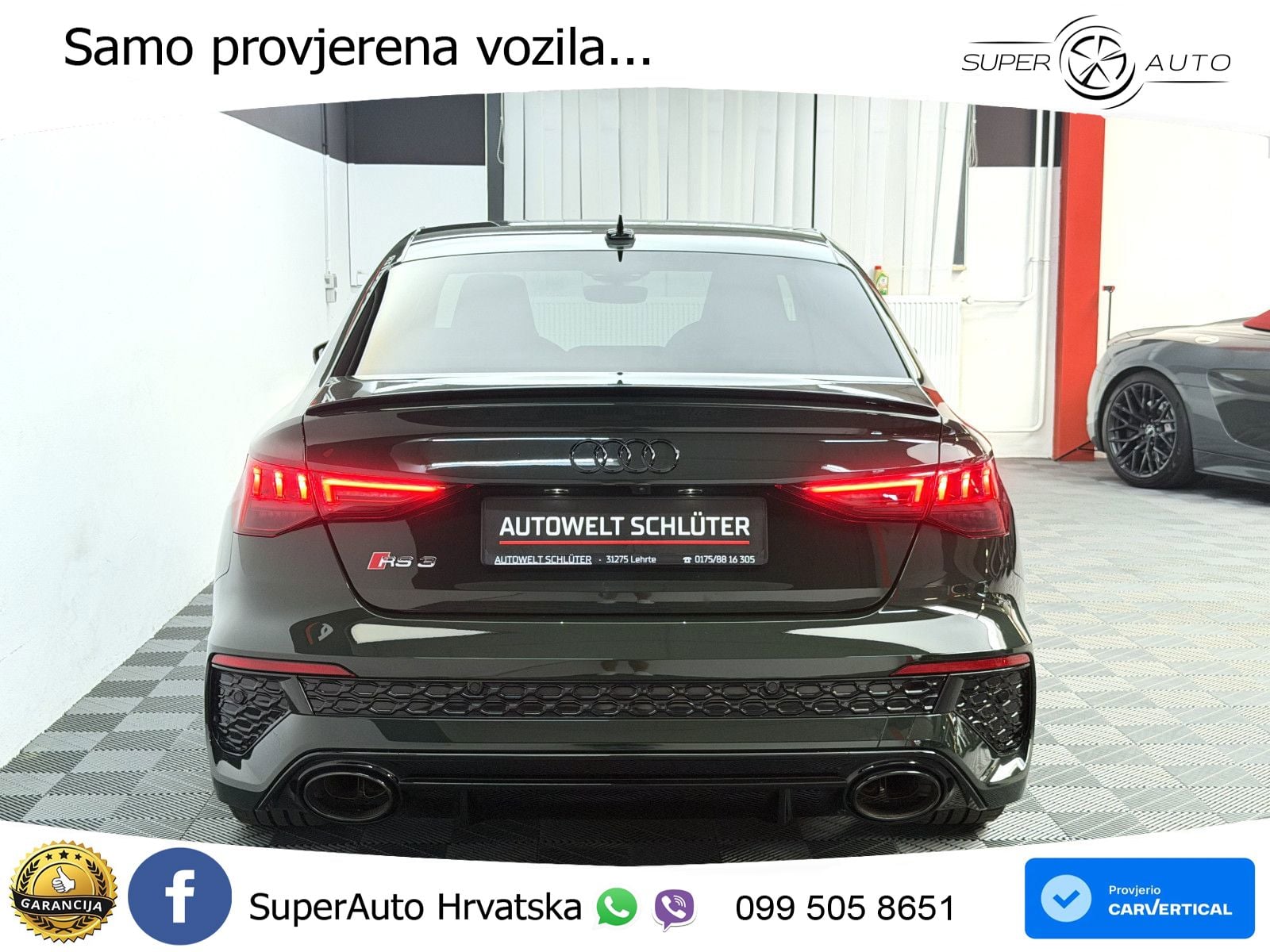 Audi RS3 Sedan 2.5 TFSI (400 KS) quattro S tronic LED+GR SJED+ACC