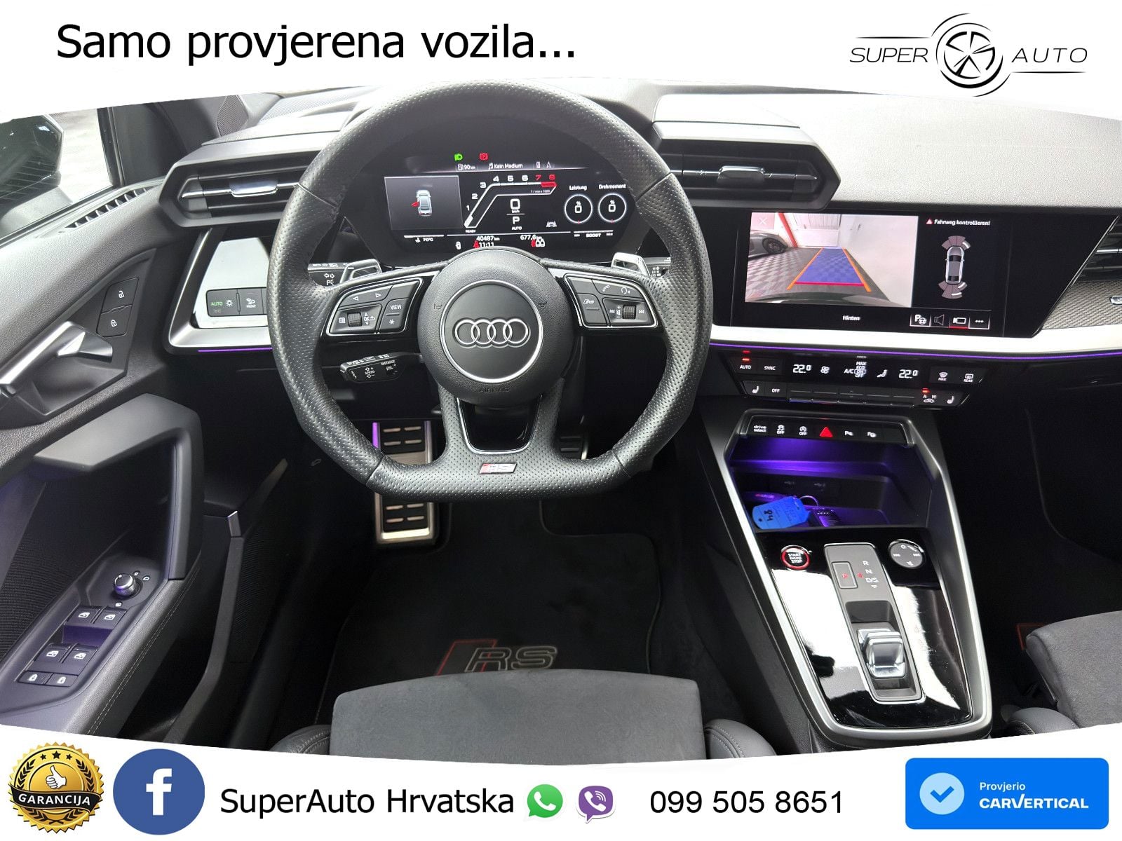 Audi RS3 Sedan 2.5 TFSI (400 KS) quattro S tronic LED+GR SJED+ACC