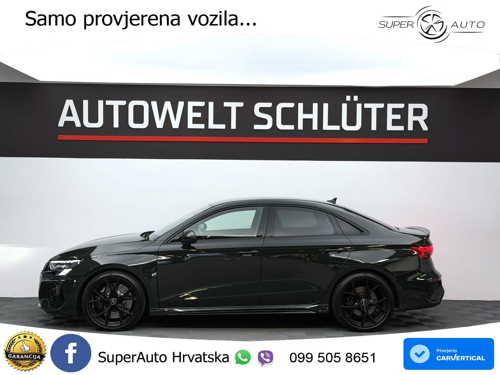 Audi RS3 Sedan 2.5 TFSI (400 KS) quattro S tronic LED+GR SJED+ACC