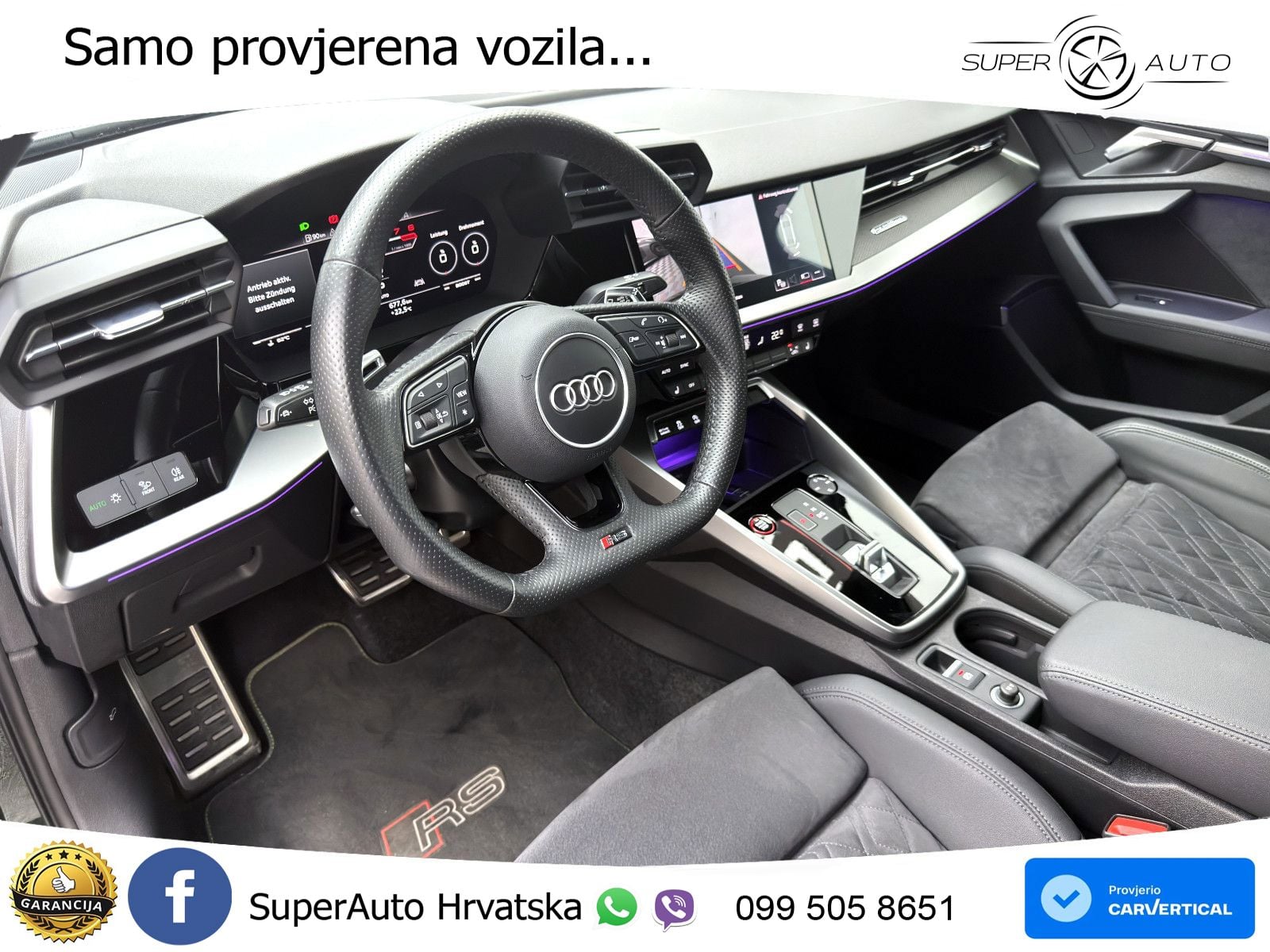 Audi RS3 Sedan 2.5 TFSI (400 KS) quattro S tronic LED+GR SJED+ACC