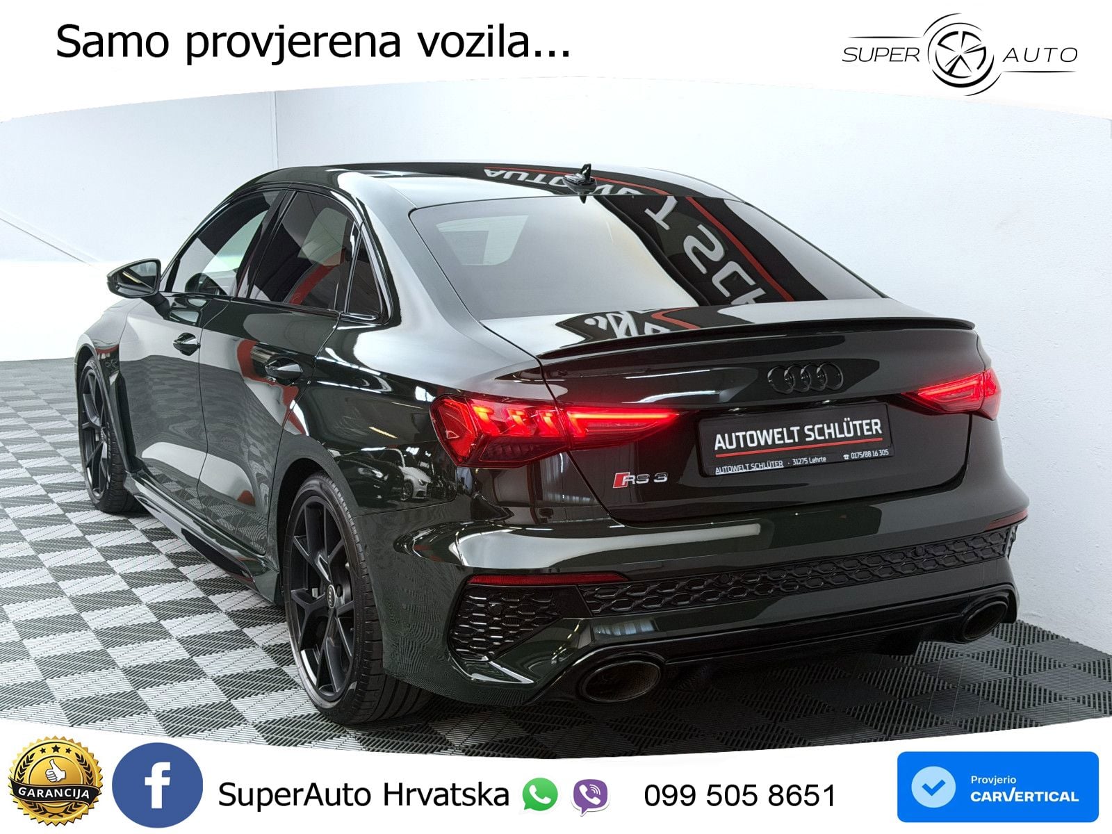 Audi RS3 Sedan 2.5 TFSI (400 KS) quattro S tronic LED+GR SJED+ACC