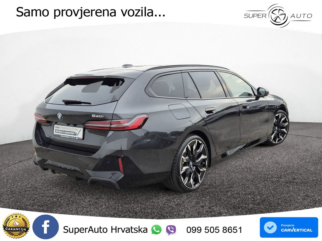BMW 520i Touring (208 KS) Steptronic M Sport ACC+HEAD+4xGR SJED+360+PANO