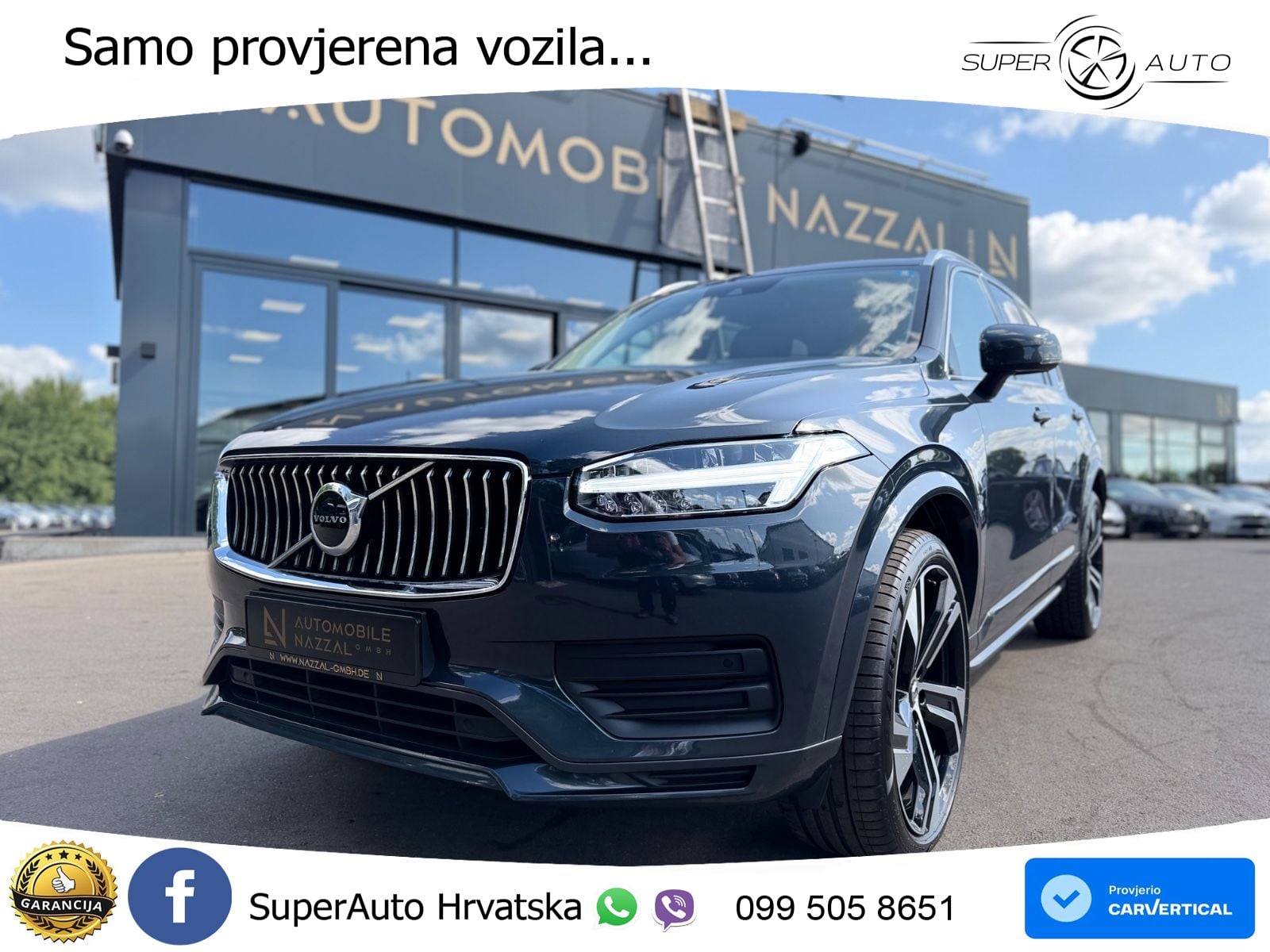 Volvo XC90 2.0 B5 Diesel AWD Automatic LED+GR SJED+ACC