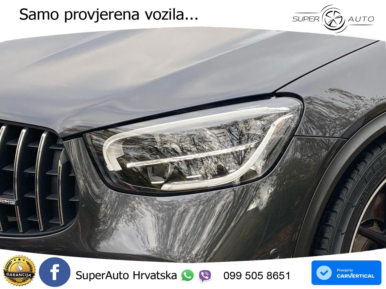 Mercedes AMG GLC 63 S V8 (510 KS) 4MATIC+ MCT ZRAČNI+ACC+GR SJED+KAM