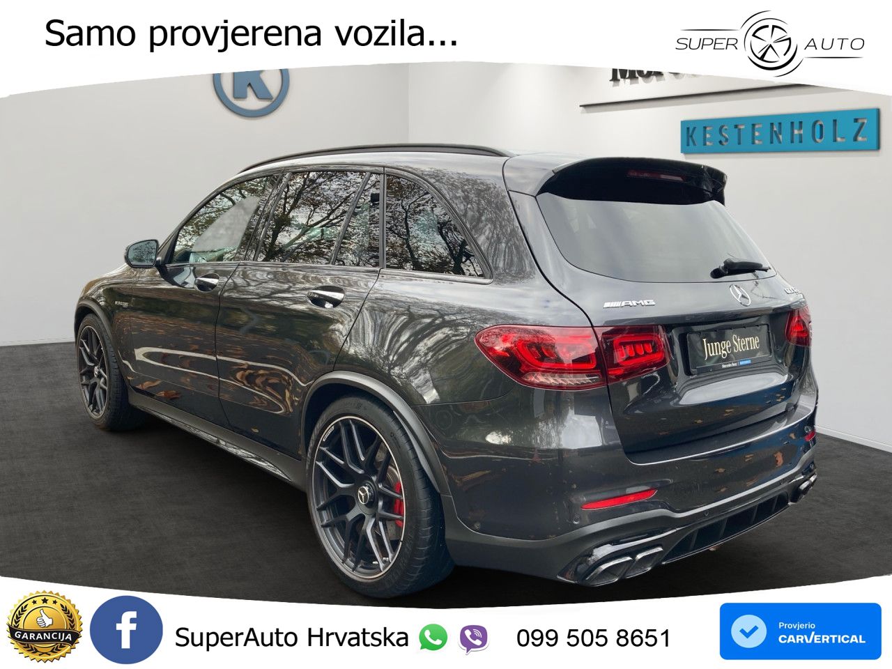 Mercedes AMG GLC 63 S V8 (510 KS) 4MATIC+ MCT ZRAČNI+ACC+GR SJED+KAM
