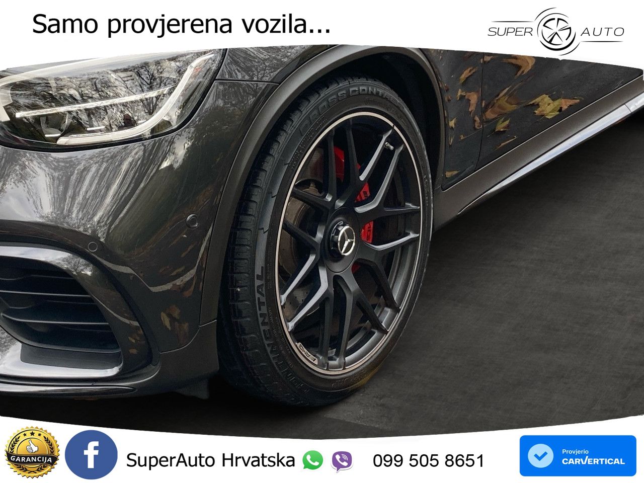 Mercedes AMG GLC 63 S V8 (510 KS) 4MATIC+ MCT ZRAČNI+ACC+GR SJED+KAM