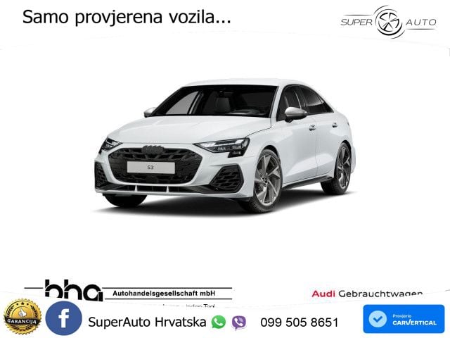 Audi S3 Limuzina 2.0 TFSI (333 KS) quattro S tronic MATRIX+GR SJED+KAM