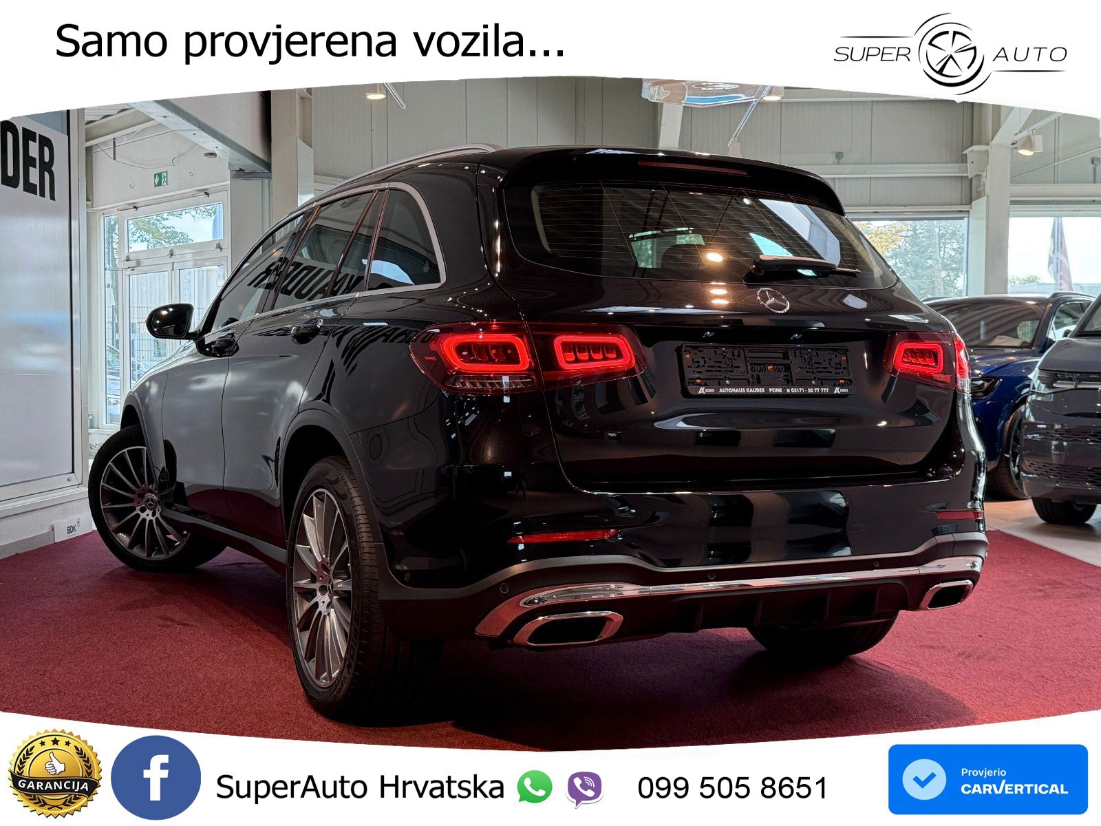Mercedes GLC 300d (245 KS) 4MATIC G-TRONIC AMG LED+GR SJED+ACC