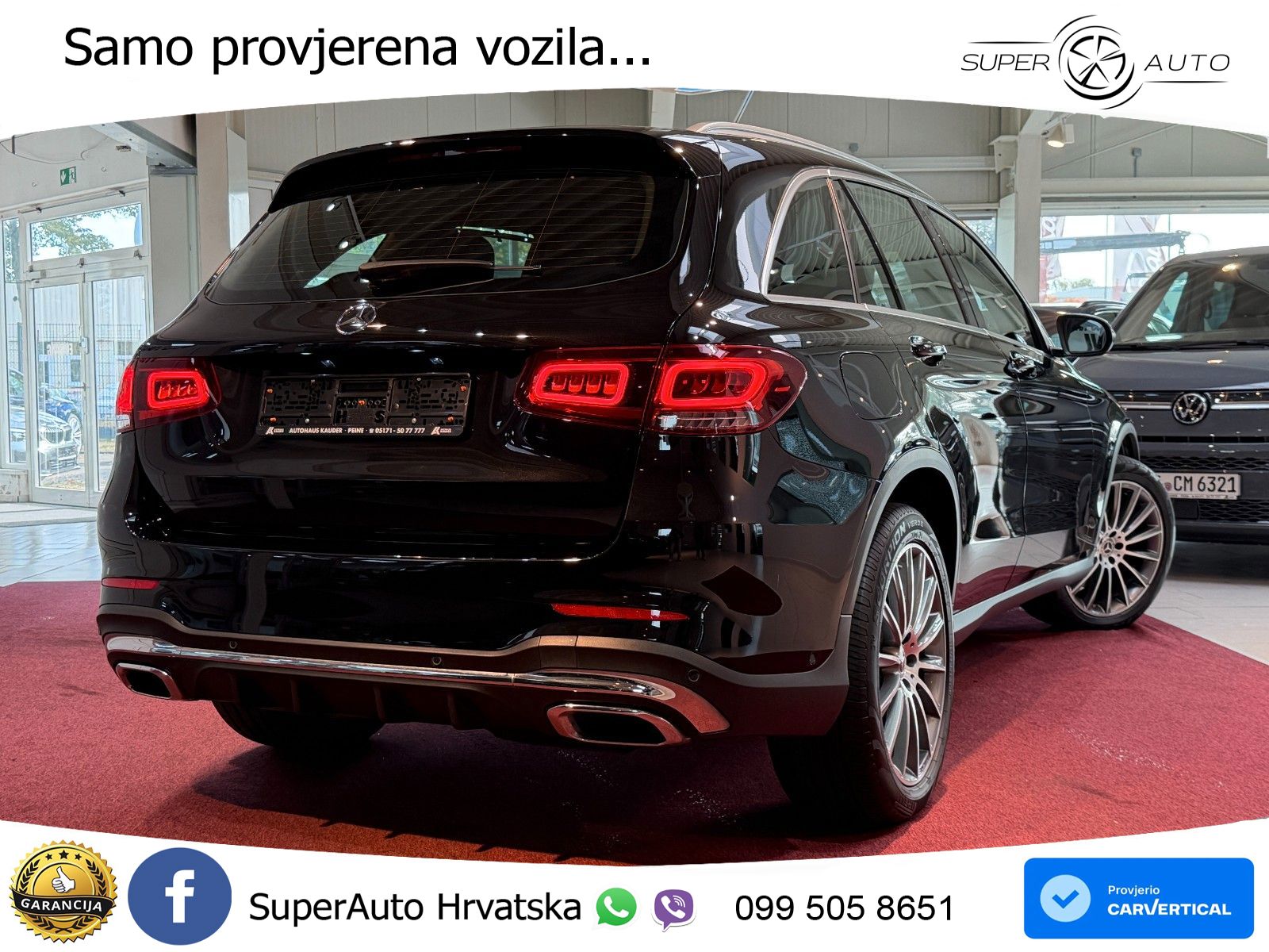Mercedes GLC 300d (245 KS) 4MATIC G-TRONIC AMG LED+GR SJED+ACC