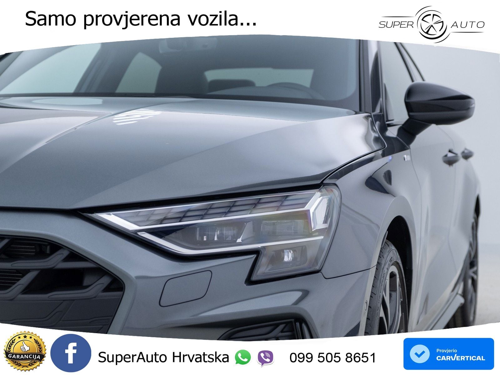 Audi A3 Limuzina 35 TFSI (150 KS) S tronic S line LED+GR SJED+ACC