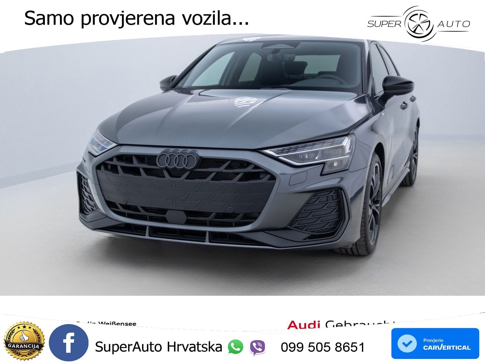 Audi A3 Limuzina 35 TFSI (150 KS) S tronic S line LED+GR SJED+ACC