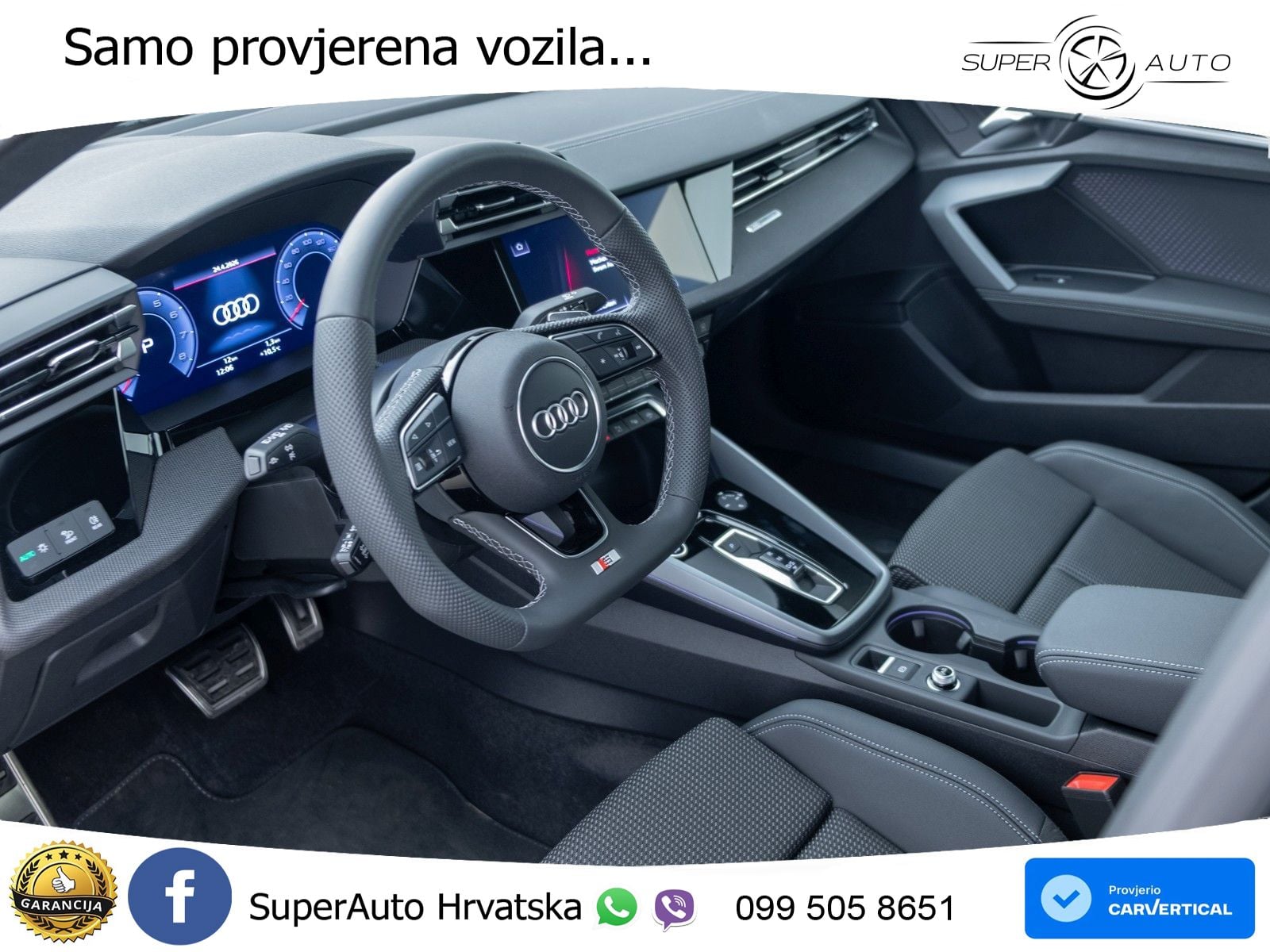 Audi A3 Limuzina 35 TFSI (150 KS) S tronic S line LED+GR SJED+ACC