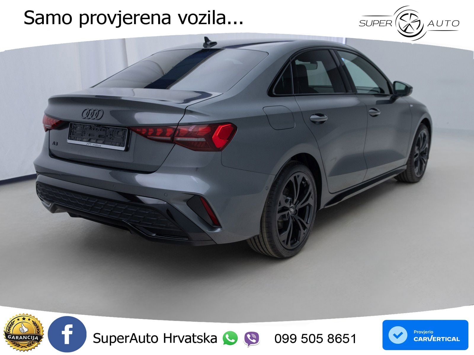Audi A3 Limuzina 35 TFSI (150 KS) S tronic S line LED+GR SJED+ACC