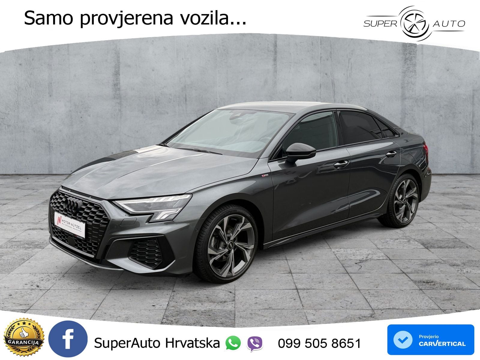 Audi A3 Limuzina 35 TFSI (150 KS) S tronic S line LED+GR SJED+ACC